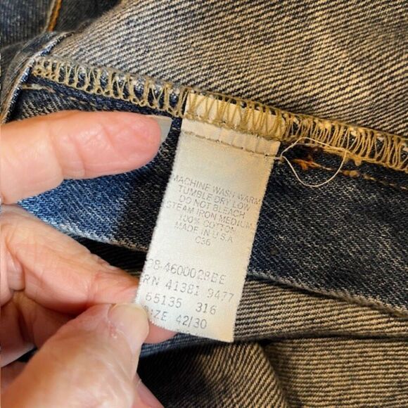 Polo Ralph Lauren Men's Jeans Classic Fit Blue Medium Wash Size 42x30 - Picture 6 of 7